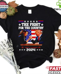 Kamala Harris Vs Trump The Fight For The Country on Travel shirt