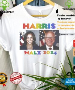 Kamala Harris Walz 2024 Rainbow Gaay Pride America President T shirt