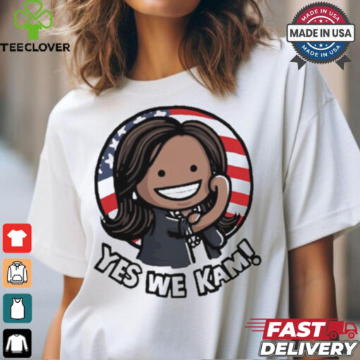 Kamala Harris Yes We Kam 2024 USA Flag Painting t hoodie, sweater, longsleeve, shirt v-neck, t-shirt