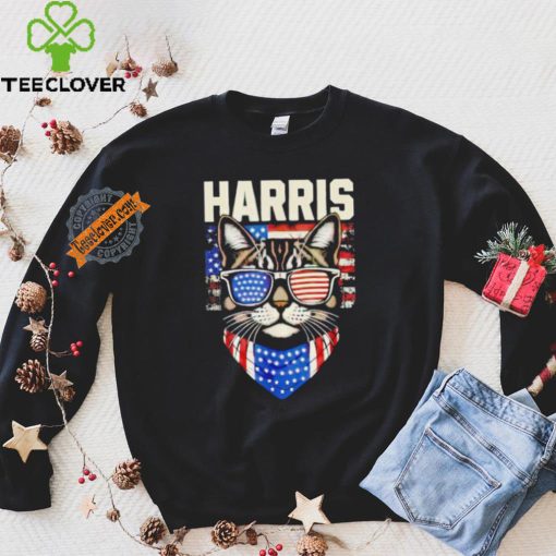 Kamala Harris for President 2024 Funny Cat Graphic shirt