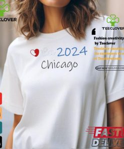 Kamala Supporter Chicago Dnc Comma La Heart Harris President Shirt