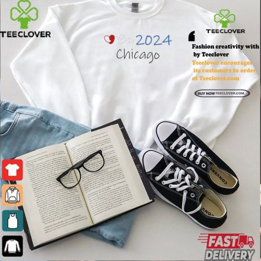 Kamala Supporter Chicago Dnc Comma La Heart Harris President Shirt