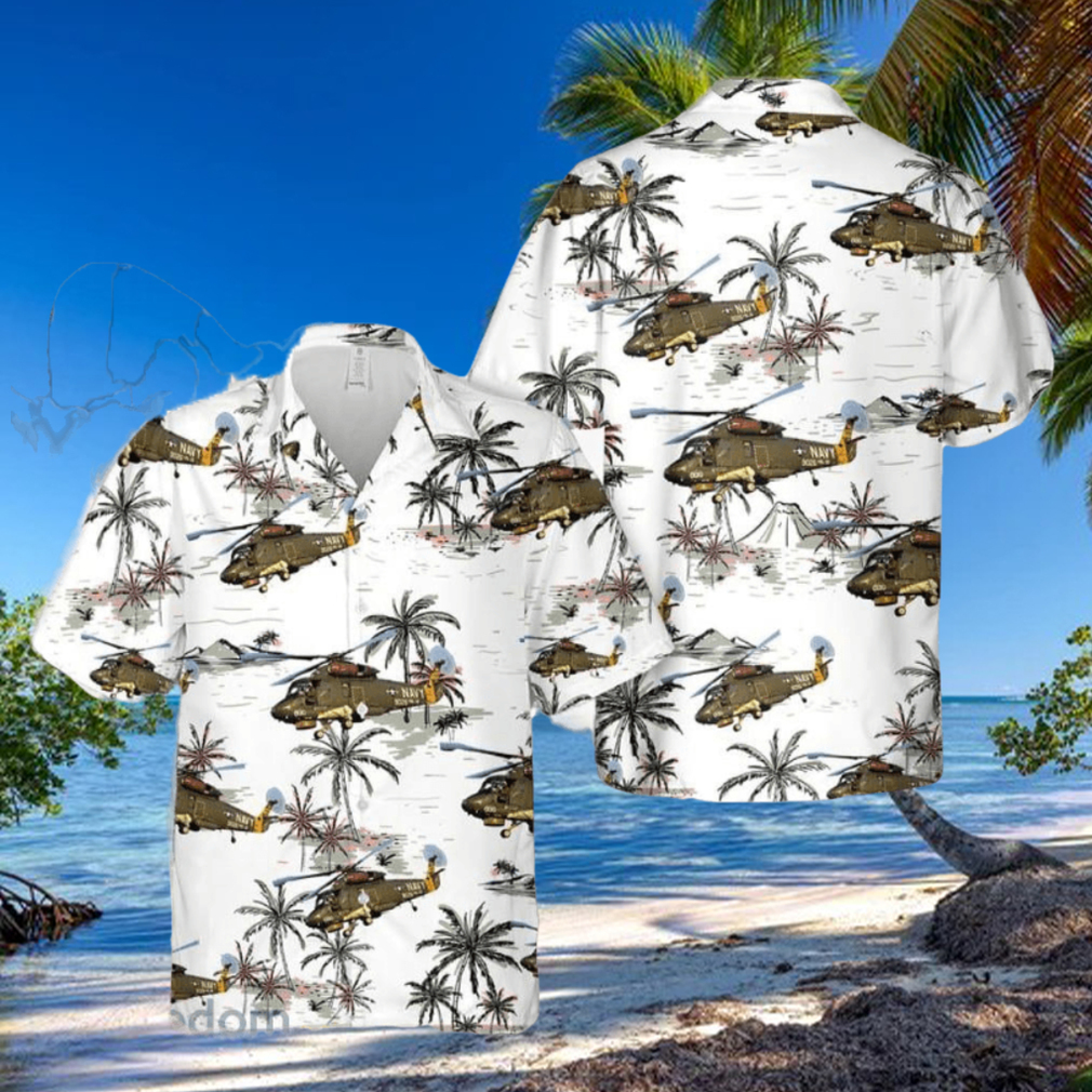 Kaman SH 2 Seasprite Hawaiian Shirt Tropical Beach Kaman SH 2 Seasprite Hawaiian Shirt Tropical Beach