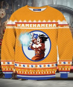 Kamehameha Christmas Unisex Wool Sweater Ugly Christmas Sweater 3D