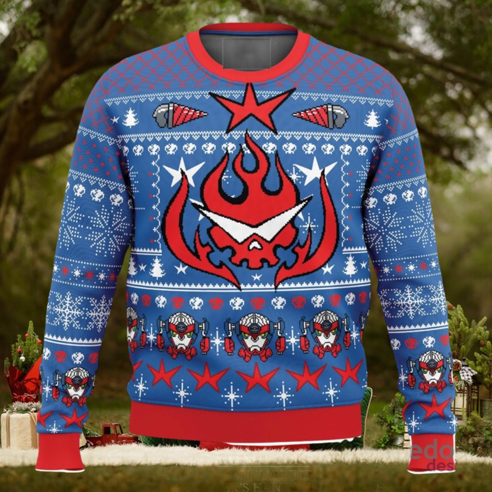 Kamina Tengen Toppa Gurren Lagann 3D Ugly Christmas Sweater Christmas Gift Ideas Party Gift Kamina Tengen Toppa Gurren Lagann 3D Ugly Christmas Sweater Christmas Gift Ideas Party Gift