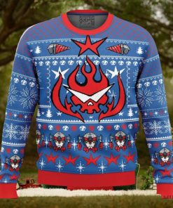 Kamina Tengen Toppa Gurren Lagann Ugly Christmas Sweater Holiday Gift Christmas Sweater