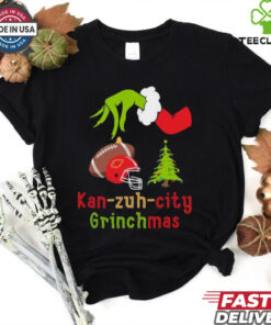 Kan Zuh City Football Grinchmas,Kansas City Football Grinchmas  Grinch Shirt
