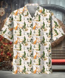 Kangaroo Cricket Hawaiian Shirt