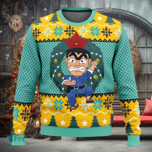 Kankichi Ryotsu Kochikame Tokyo Beat Cops Ugly Christmas Sweaters 3D Super Hot