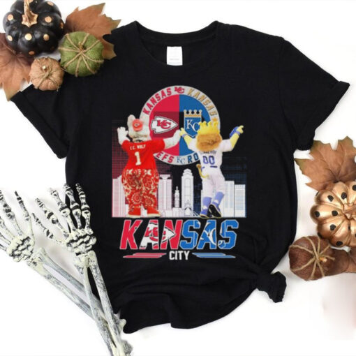 Kansas Chiefs X Kansas Royals Character Shirt