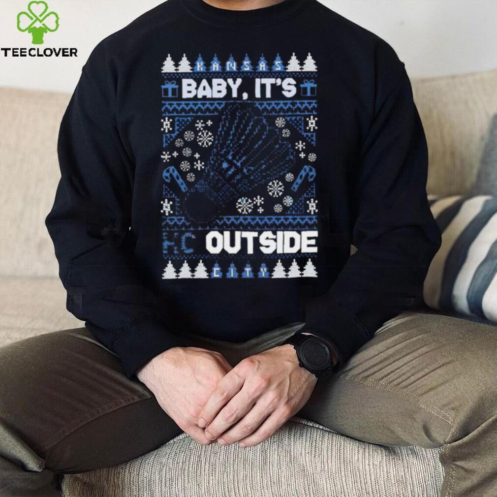 Kansas City Baby it’s KC outside ugly Christmas shirt Kansas City Baby it’s KC outside ugly Christmas shirt