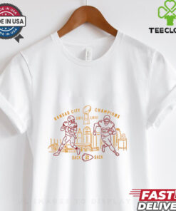 Kansas City Champions Super Bowl Back-to-Back Mahomes Kelce Shirt featuring a bold design celebrating the team’s consecutive victories, perfect for Chiefs fans and supporters of Mahomes and Kelce.