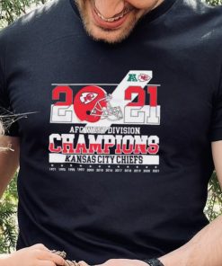 Kansas City Chiefs 2021 2022 Afc West Division Champions Shirt