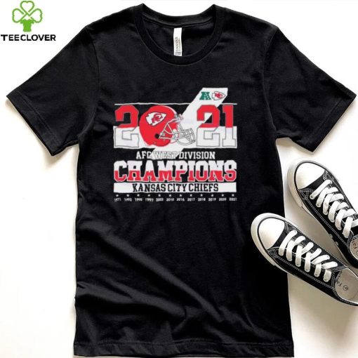 Kansas City Chiefs 2021 2022 Afc West Division Champions Shirt