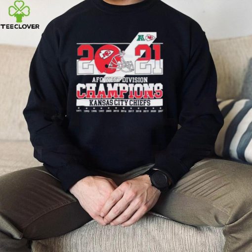 Kansas City Chiefs 2021 2022 Afc West Division Champions Shirt