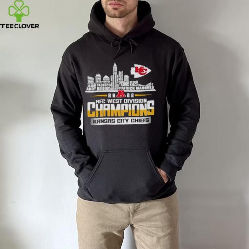 Kansas City Chiefs 2022 AFC west division Champions players name skyline hoodie, sweater, longsleeve, shirt v-neck, t-shirt