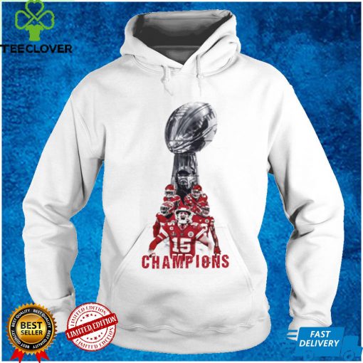 Kansas City Chiefs 2022 Super Bowl Championship Trophy T Shirt