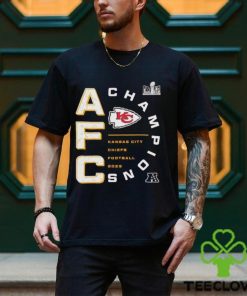Kansas City Chiefs 2023 AFC Champions Right Side Draw T Shirt
