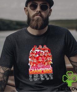 Kansas City Chiefs 2023 AFC Champions signatures shirt 2 Kansas City Chiefs 2023 AFC Champions signatures shirt