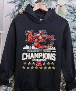 Kansas City Chiefs 2023 AFC West Division Champions back to back signatures hoodie, sweater, longsleeve, shirt v-neck, t-shirt