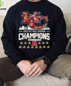 Kansas City Chiefs 2023 AFC West Division Champions back to back signatures hoodie, sweater, longsleeve, shirt v-neck, t-shirt