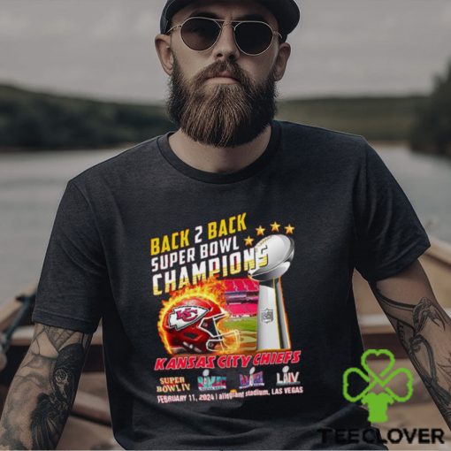 Kansas City Chiefs 2023 Super Bowl Champions Back To Back T Shirt