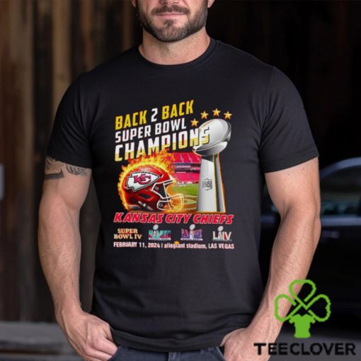 Kansas City Chiefs 2023 Super Bowl Champions Back To Back T Shirt
