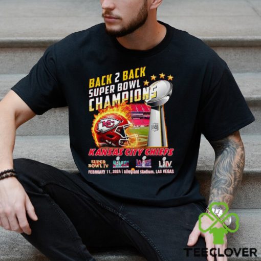 Kansas City Chiefs 2023 Super Bowl Champions Back To Back T Shirt