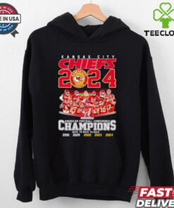 Kansas City Chiefs 2024 American Football Conference Champions signatures shirt