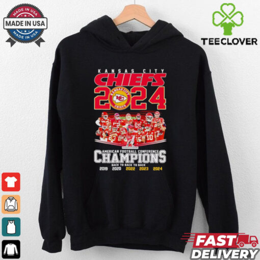 Kansas City Chiefs 2024 American Football Conference Champions signatures shirt