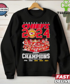 Kansas City Chiefs 2024 American Football Conference Champions signatures shirt