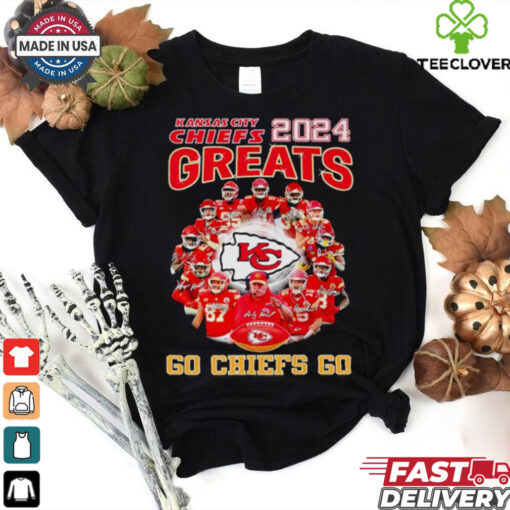 Kansas City Chiefs 2024 Great Season Go Chiefs Go 2024 Signature NFL shirt