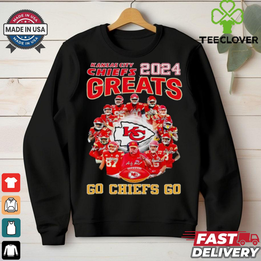 Kansas City Chiefs 2024 Great Season Go Chiefs Go 2024 Signature NFL shirt Kansas City Chiefs 2024 Great Season Go Chiefs Go 2024 Signature NFL shirt