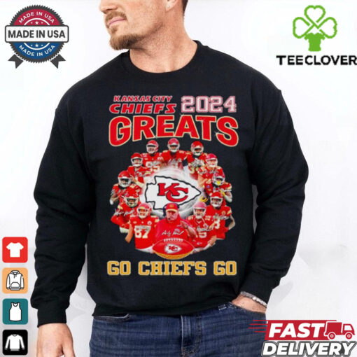 Kansas City Chiefs 2024 Great Season Go Chiefs Go 2024 Signature NFL shirt