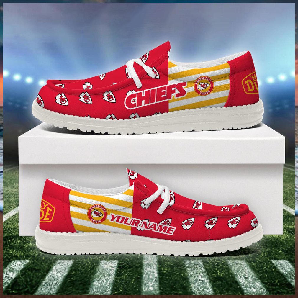 Kansas City Chiefs 2024 Version Personalized Hey Dude Shoes Kansas City Chiefs 2024 Version Personalized Hey Dude Shoes