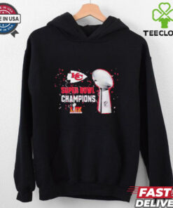 Kansas City Chiefs 2025 Super Bowl LIX Champions NFL Trophy Graphic Shirt