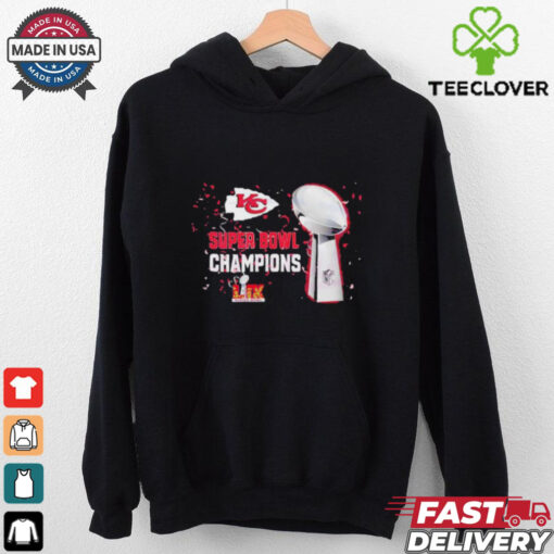 Kansas City Chiefs 2025 Super Bowl LIX Champions NFL Trophy Graphic Shirt