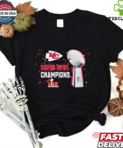 Kansas City Chiefs 2025 Super Bowl LIX Champions NFL Trophy Graphic Shirt