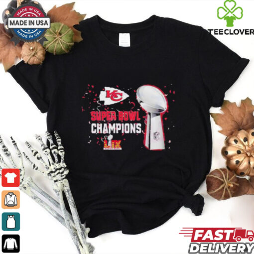 Kansas City Chiefs 2025 Super Bowl LIX Champions NFL Trophy Graphic Shirt