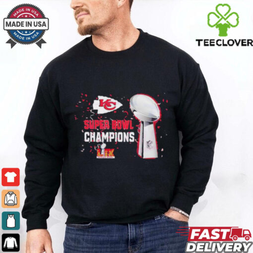 Kansas City Chiefs 2025 Super Bowl LIX Champions NFL Trophy Graphic Shirt