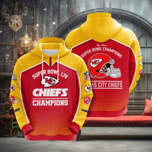 Kansas City Chiefs 3D Printed Hoodie Ver 36