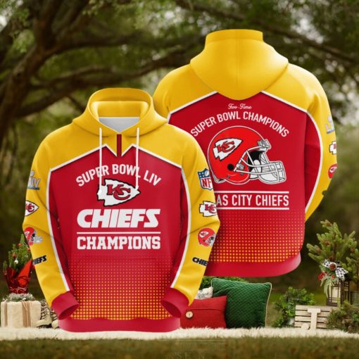 Kansas City Chiefs 3D Printed Hoodie Ver 36