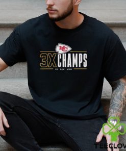 Kansas City Chiefs 3x Champions IV LIV LVII T Shirt 2 Kansas City Chiefs 3x Champions IV LIV LVII T Shirt