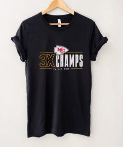 Kansas City Chiefs 3x Champs IV LIV LVII shirt