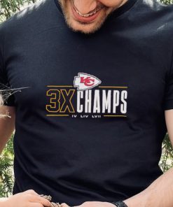 Kansas City Chiefs 3x Champs IV LIV LVII shirt