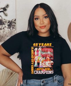 Kansas City Chiefs 4 X Super Bowl Champions 65 Years 1959 2024 graphic shirt