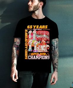 Kansas City Chiefs 4 X Super Bowl Champions 65 Years 1959 2024 graphic shirt