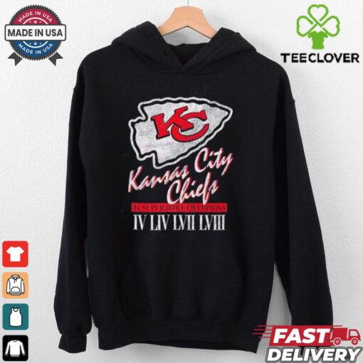 Kansas City Chiefs 4x Super Bowl Champions retro shirt