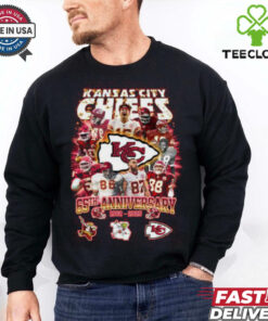 Kansas City Chiefs 65th Anniversary 1960 2025 Celebration T Shirt