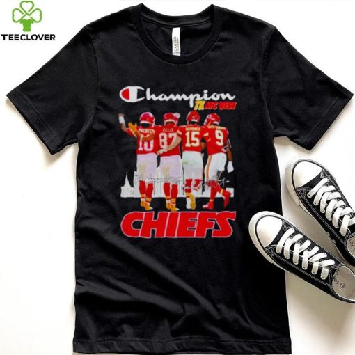 Kansas City Chiefs 7X AFC West Chiefs City signatures 2022 hoodie, sweater, longsleeve, shirt v-neck, t-shirt